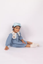 WD4032 جمبسوت الياقة المطرّزة - Image 2