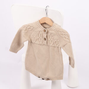 85023 رومبر تريكو بنقشة راقية – لون بيج