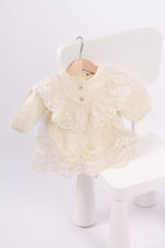 WD4269 فستان دانتيل فاخر – أوف وايت - Image 3