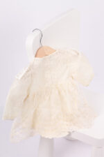 WD4269 فستان دانتيل فاخر – أوف وايت - Image 5