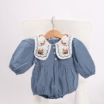 WD4032 جمبسوت الياقة المطرّزة