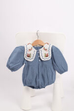 WD4032 جمبسوت الياقة المطرّزة