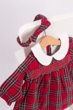 WD1710 (فستان كاروهات كلاسيكي (ثلاث قطع - Image 7