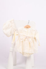 WD4465 طقم بيبي سكّري مطرّز مع قبعة - Image 5