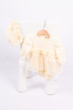 WD4536 طقم بيبي إيلا العاجي - Image 3