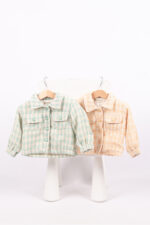 25092 جاكيت تويد بناتي – أزرار أمامية