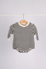 23231 رومبر مخطط بأكمام طويلة – تصميم كلاسيكي مريح