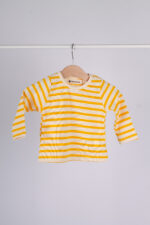 66202 قميص أطفال مخطط – أصفر × أوف وايت - Image 3