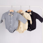 WD1324 رومبر أطفال رسمي مع ربطة عنق – 3 ألوان