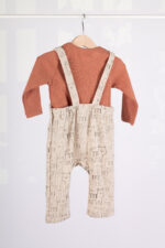 66205 طقم أولادي قطعتين – سالوبيت بطبعة حيوانات + قميص طويل - Image 8