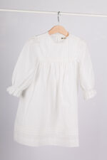 WD3987 فستان وقطعة بيبي كلاسيكية باللون الأبيض – Classic White Set - Image 18