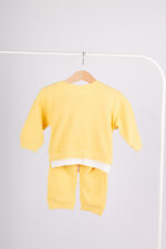 WD3677 طقم قطن waffle للأطفال – خفيف ومريح - Image 8