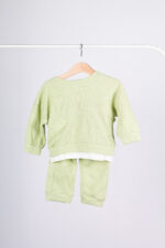 WD3677 طقم قطن waffle للأطفال – خفيف ومريح - Image 9