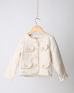 WD3828 طقم جاكيت وتنورة بتصميم كلاسيكي أنيق - Image 3