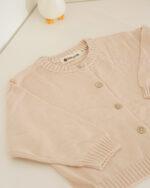 WD2162 كارديغان محاك سادة بأزرار أمامية - Image 15