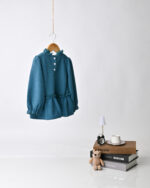 2035 بلوزة تطريز ناعم بأكمام طويلة - Image 2