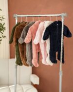 WD134 سالوبيت فرو ناعم بسحّاب أمامي